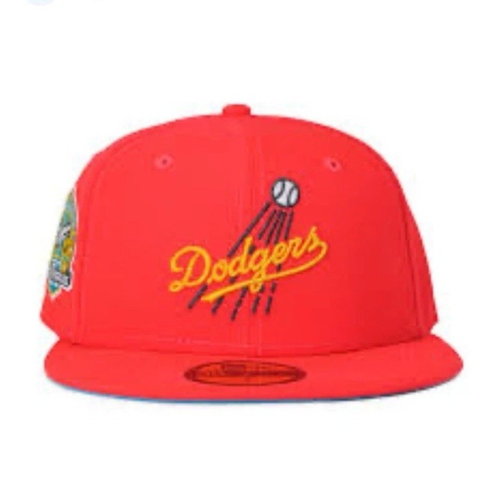 Capanova New Era 59Fifty Fitted Los Angeles Dodgers "Heat Wave" Size 7 3/4